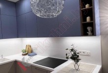 П — образная кухня №06